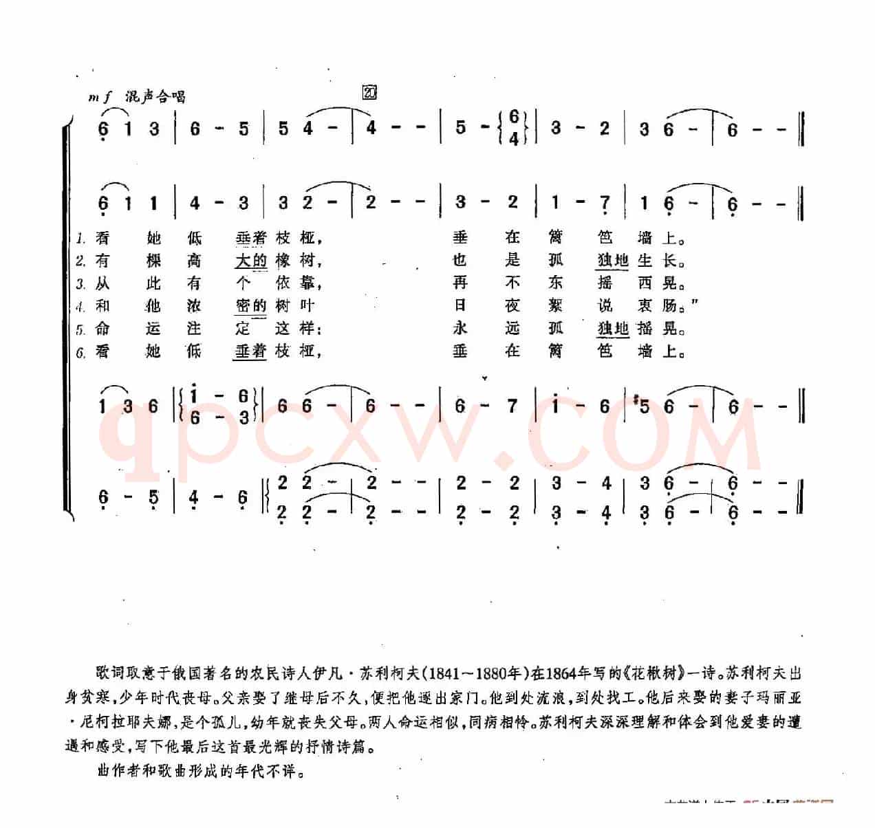 ​[俄]116纤弱的花楸树（合唱）