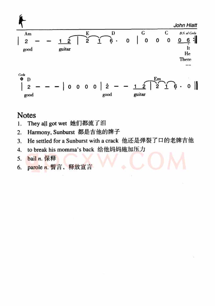Perfectly Good Guitar（完美无比的吉他）