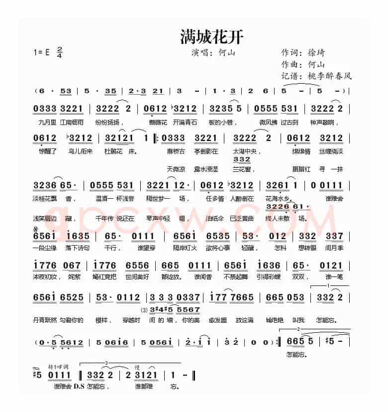 满城花开