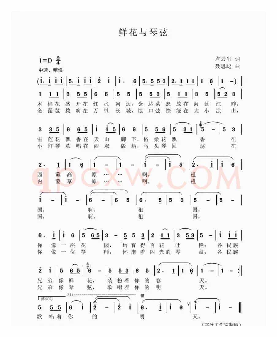 鲜花与琴弦