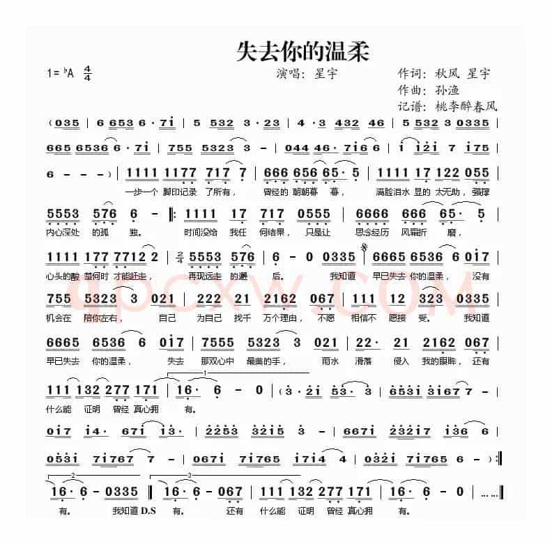 失去你的温柔