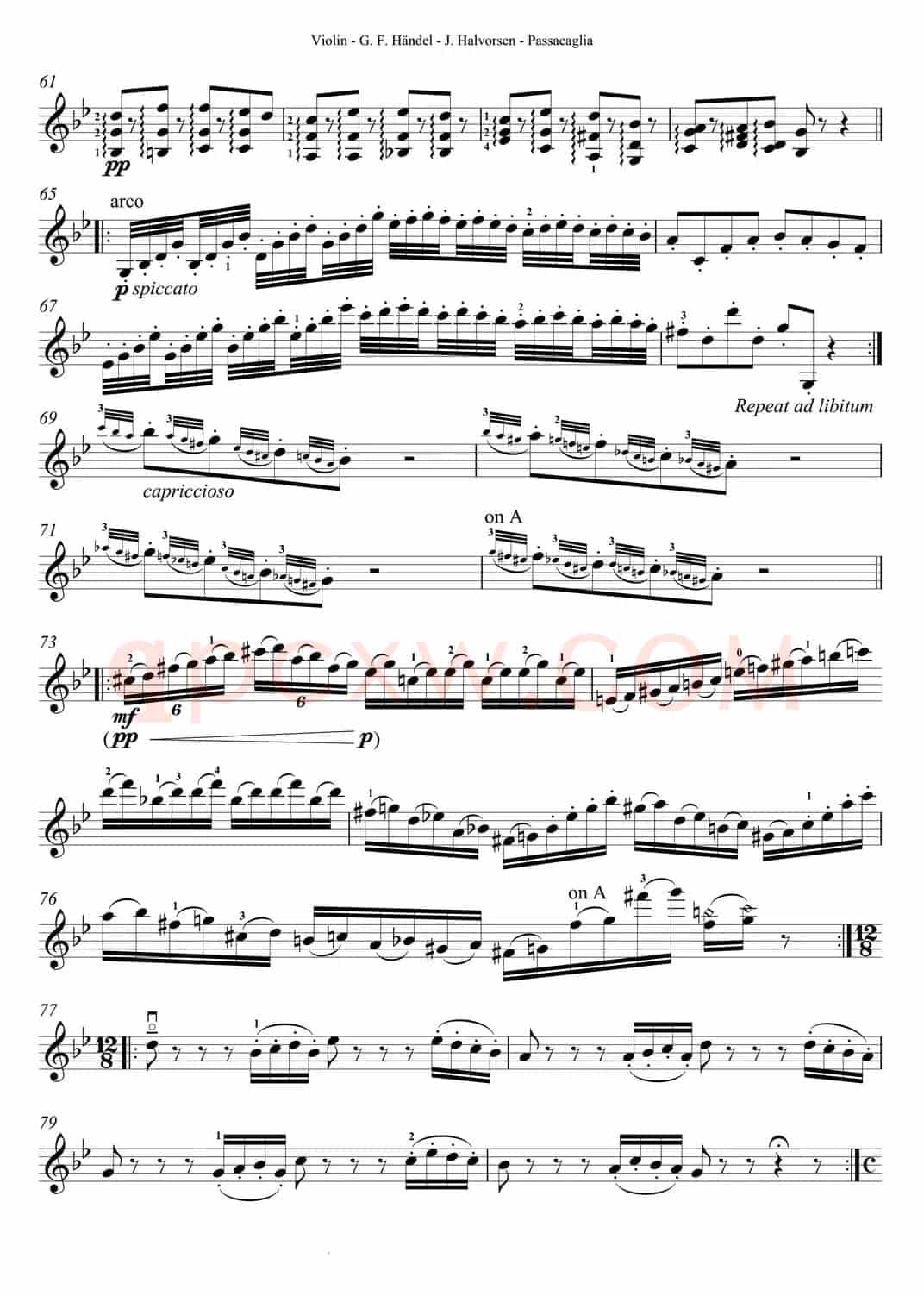 Passacaglia 帕萨卡利亚