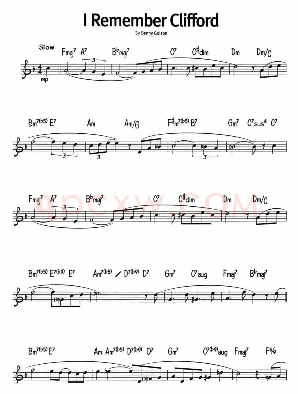 蓝调音乐：I Remember Clifford
