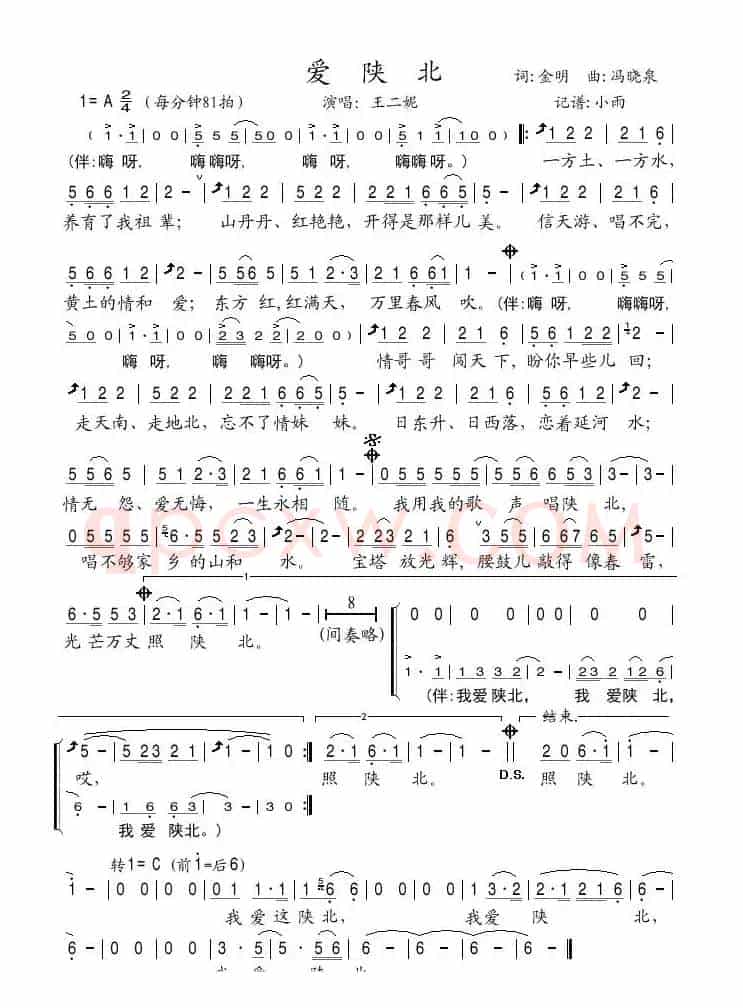 爱陕北
