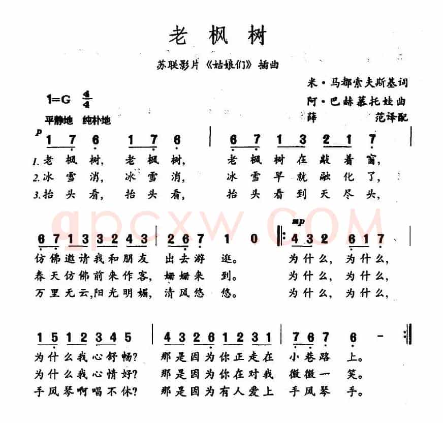 老枫树（俄）