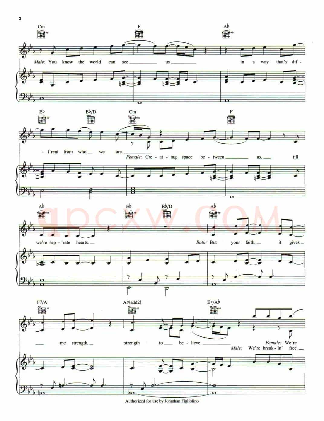 [美]BREAKING FREE（自由无拘束）（正谱）