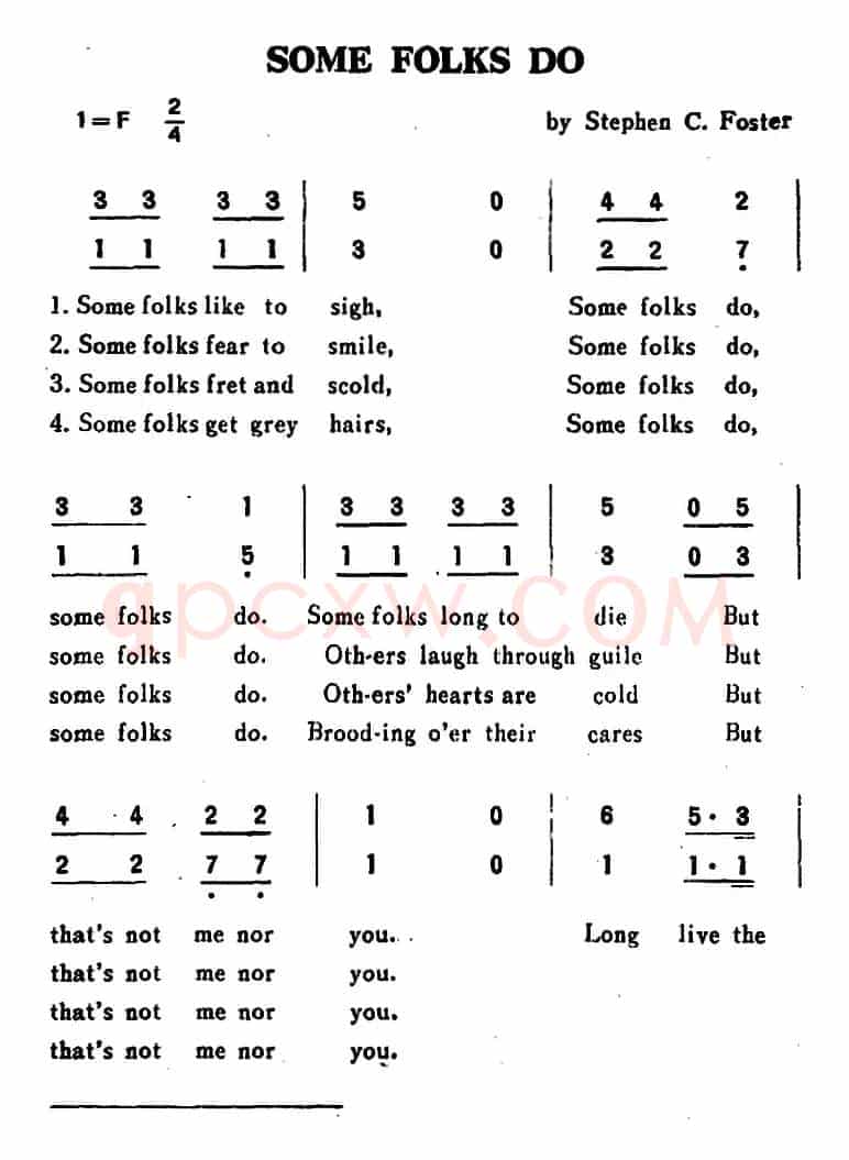 [美]SOME FOLKS DO（人们的爱好）