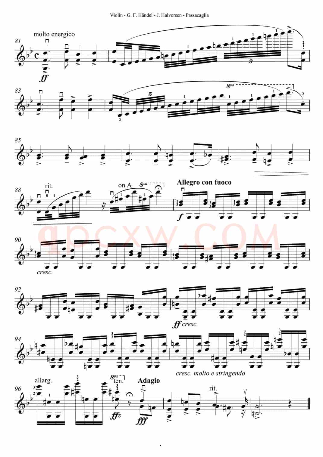 Passacaglia 帕萨卡利亚