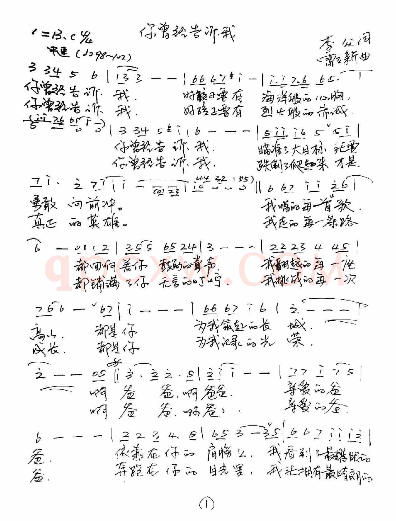 爸爸的目光（又名：你曾经告诉我）
