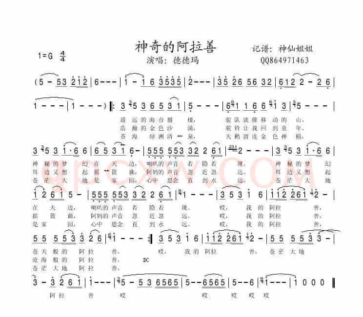 神奇的阿拉善