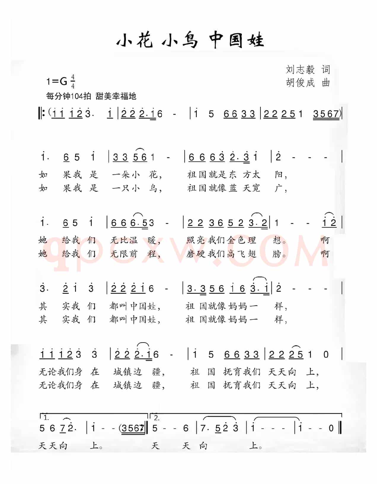 小花 小鸟 中国娃