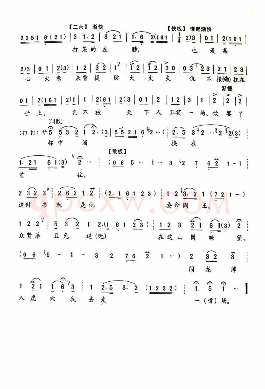将酒宴摆在聚义厅上（《盗御马》窦尔墩唱段）