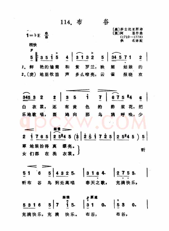 [英]布谷