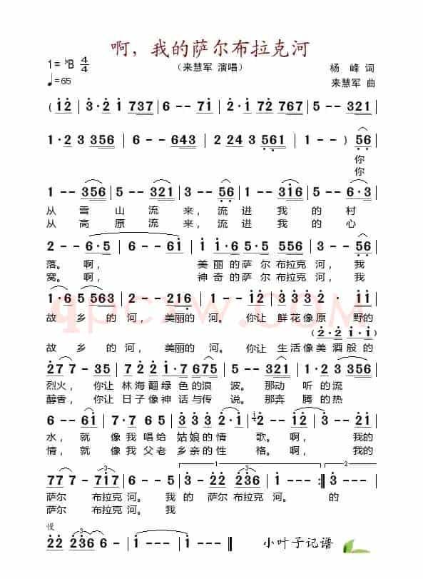 啊，我的萨尔布拉克河