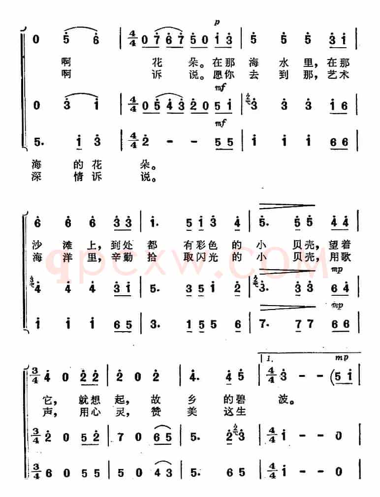 小贝壳(《海上生明月》音乐故事片歌曲)