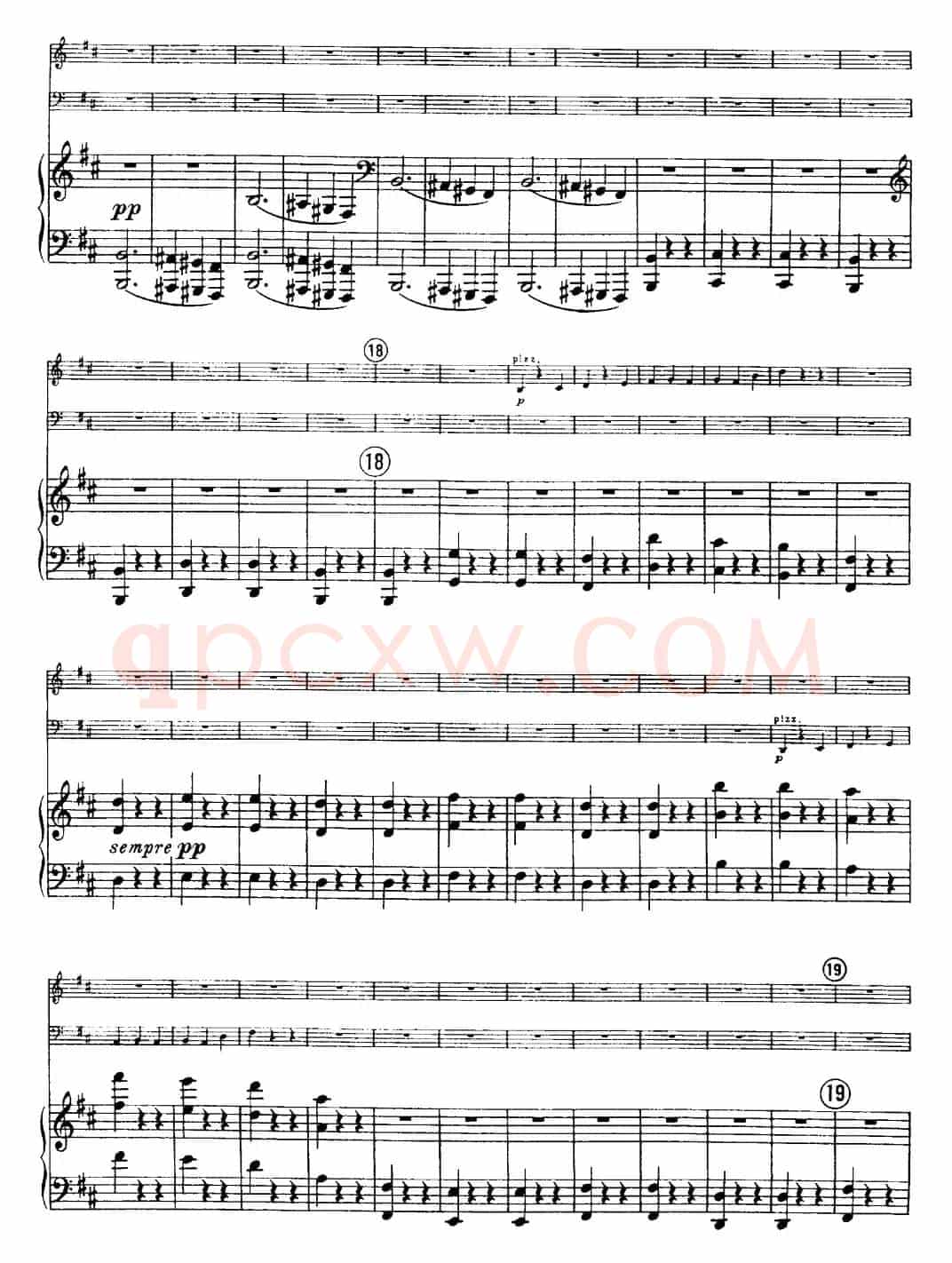 Franck《Piano Trio Op.1 No.1,F-sharp minor》(Ⅱ、小提琴+大提琴+钢琴伴奏)