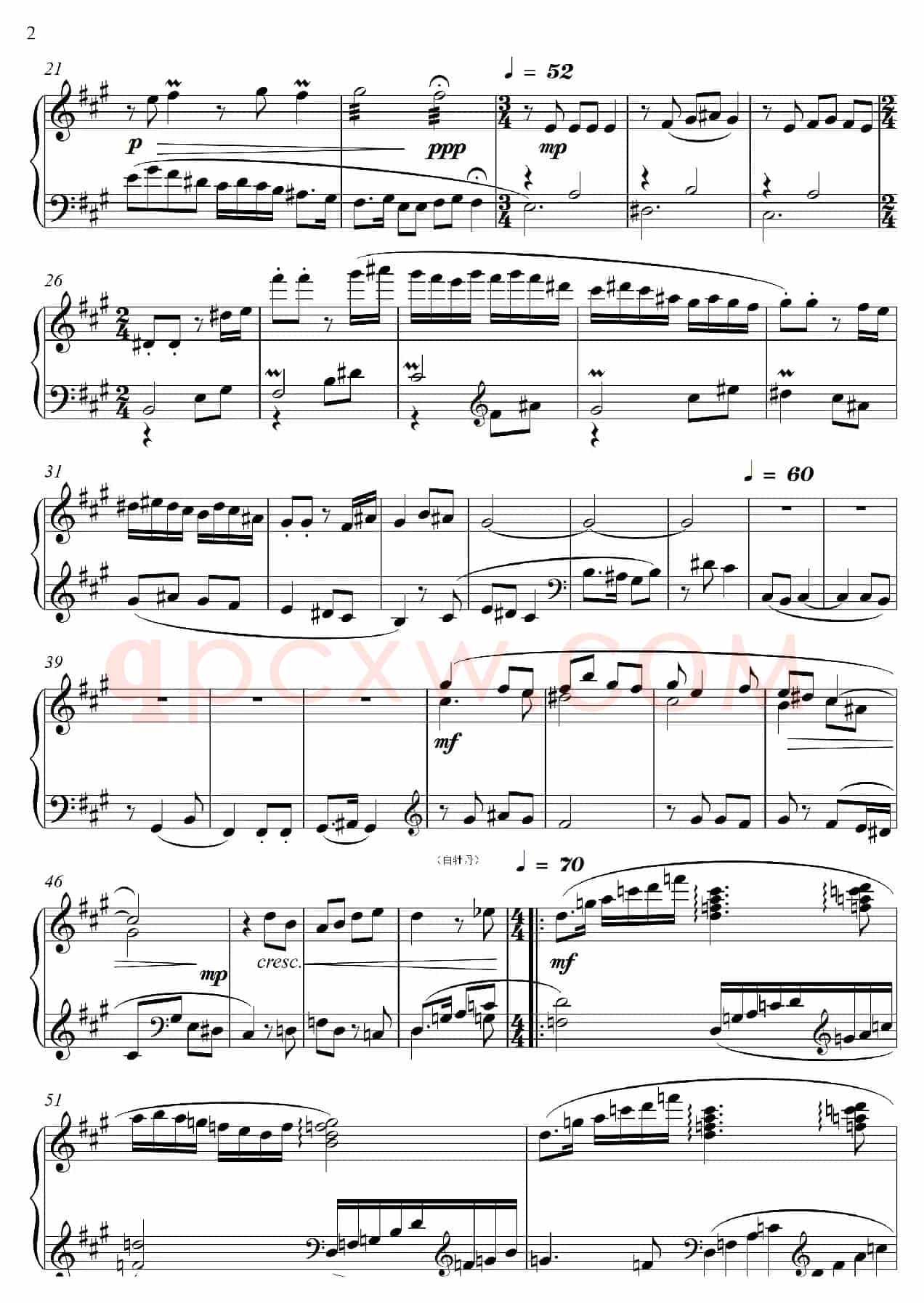 第23钢琴奏鸣曲“高甲缘”Piano Sonata No·23（三个乐章）