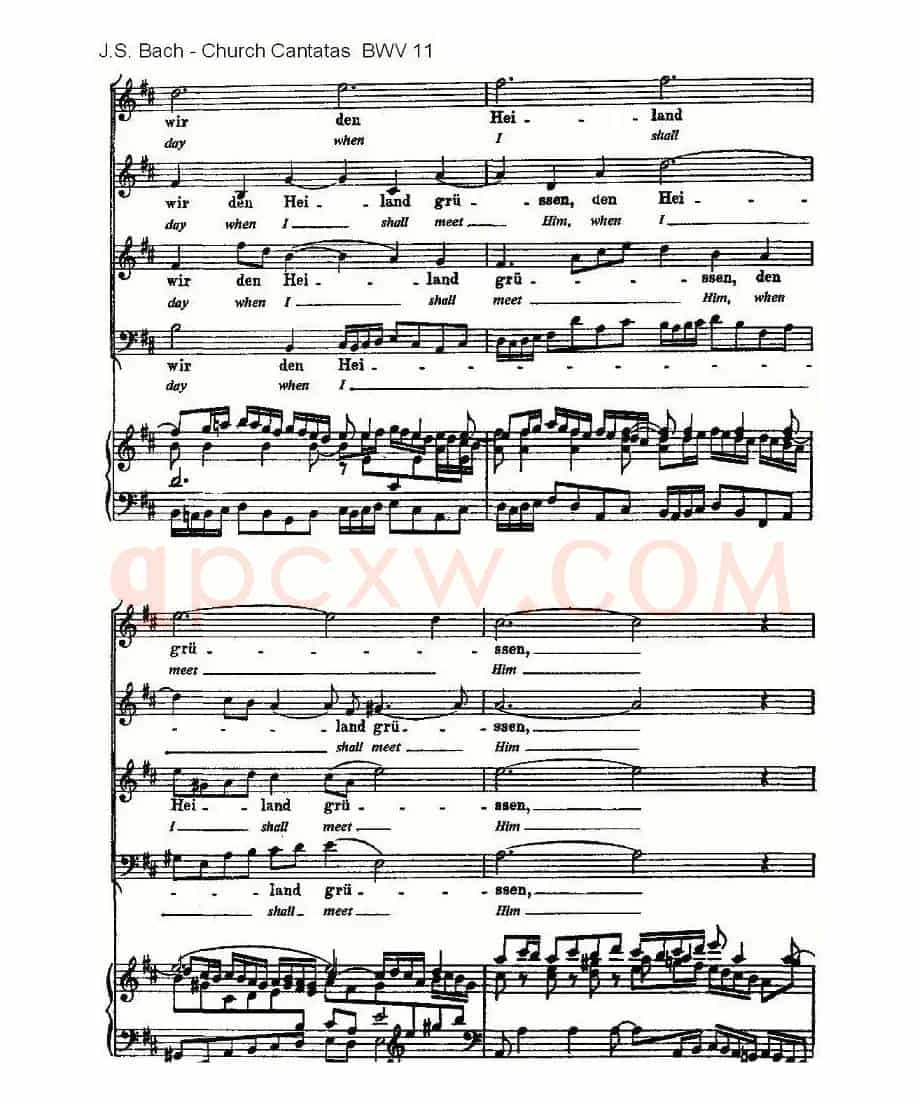 Lobet Gott in Seinen Reicben(颂扬上帝)