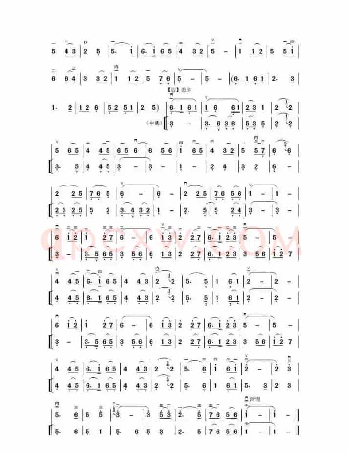 望乡（二胡独奏曲）