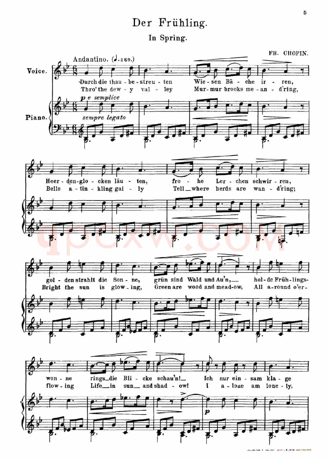 春天 Der Fruhling(正谱)