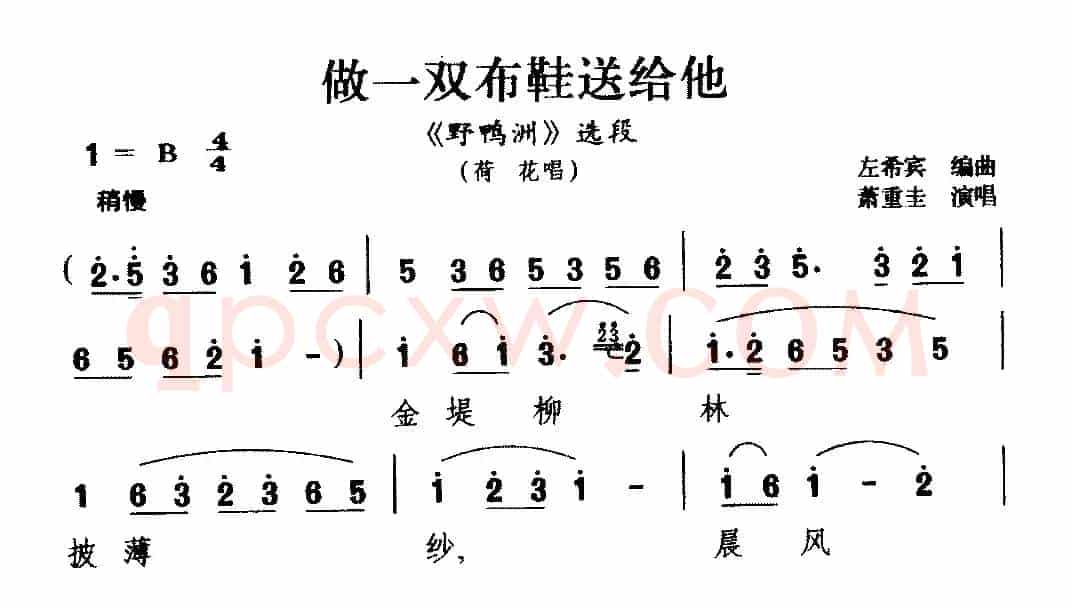 [湖南花鼓戏]做一双布鞋送给他（《野鸭洲》选段 荷花唱）