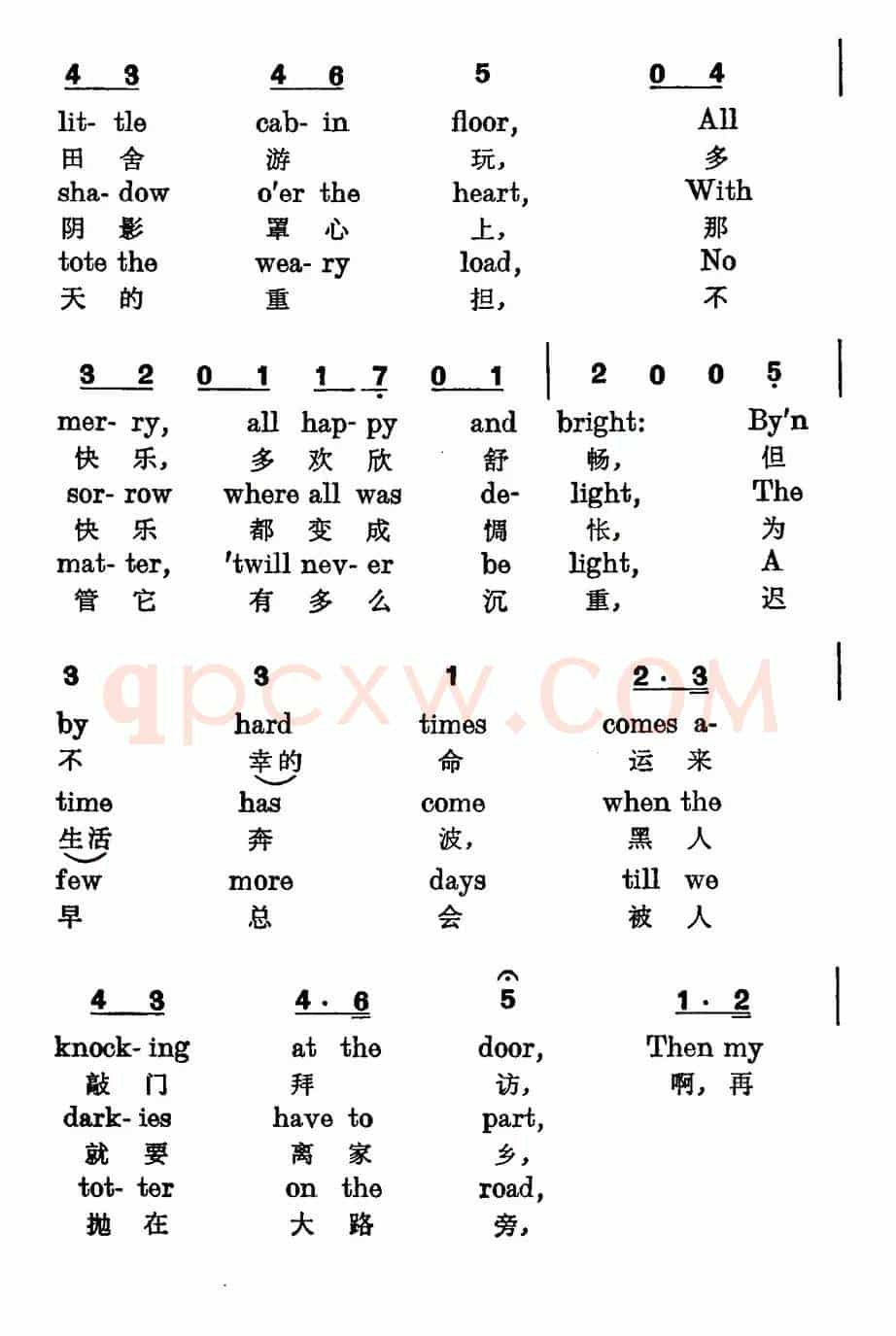 [美] 我的肯塔基故乡（中英文对照）