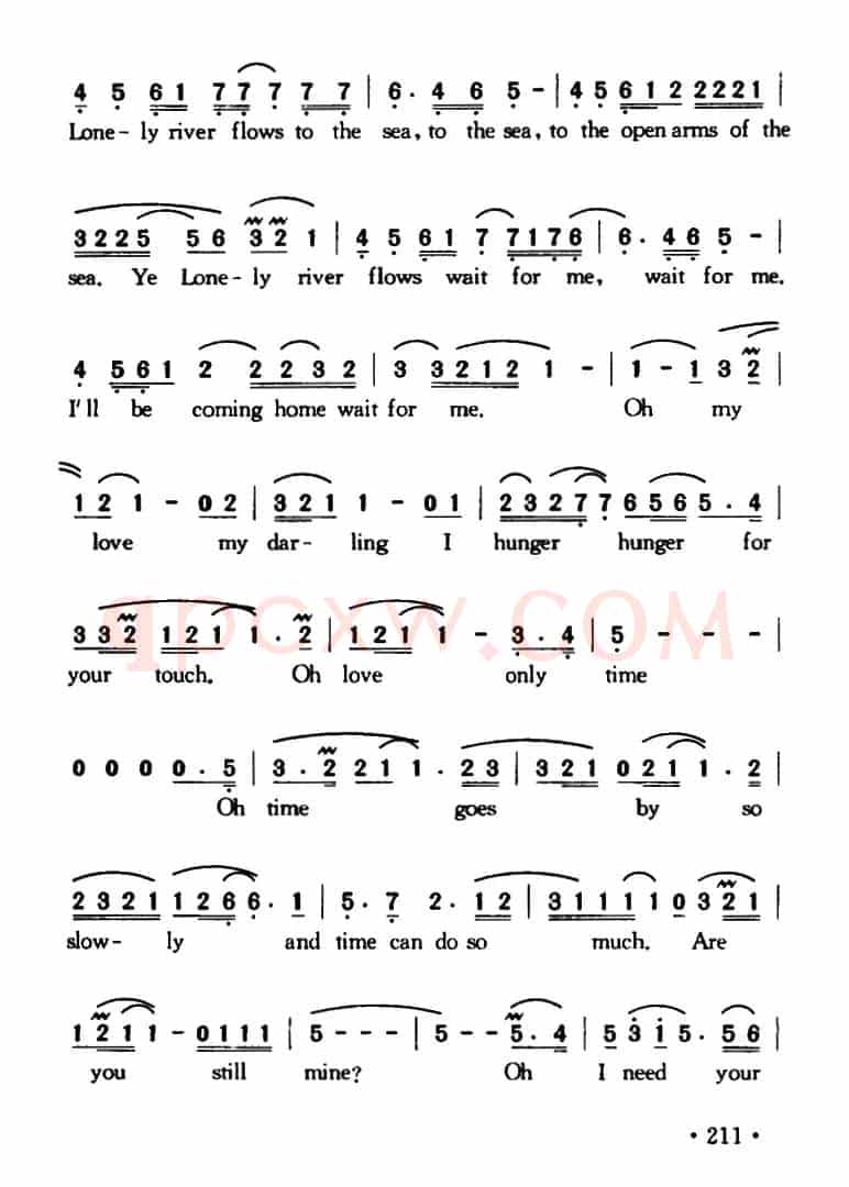 Unchained Melody（爱的旋律）