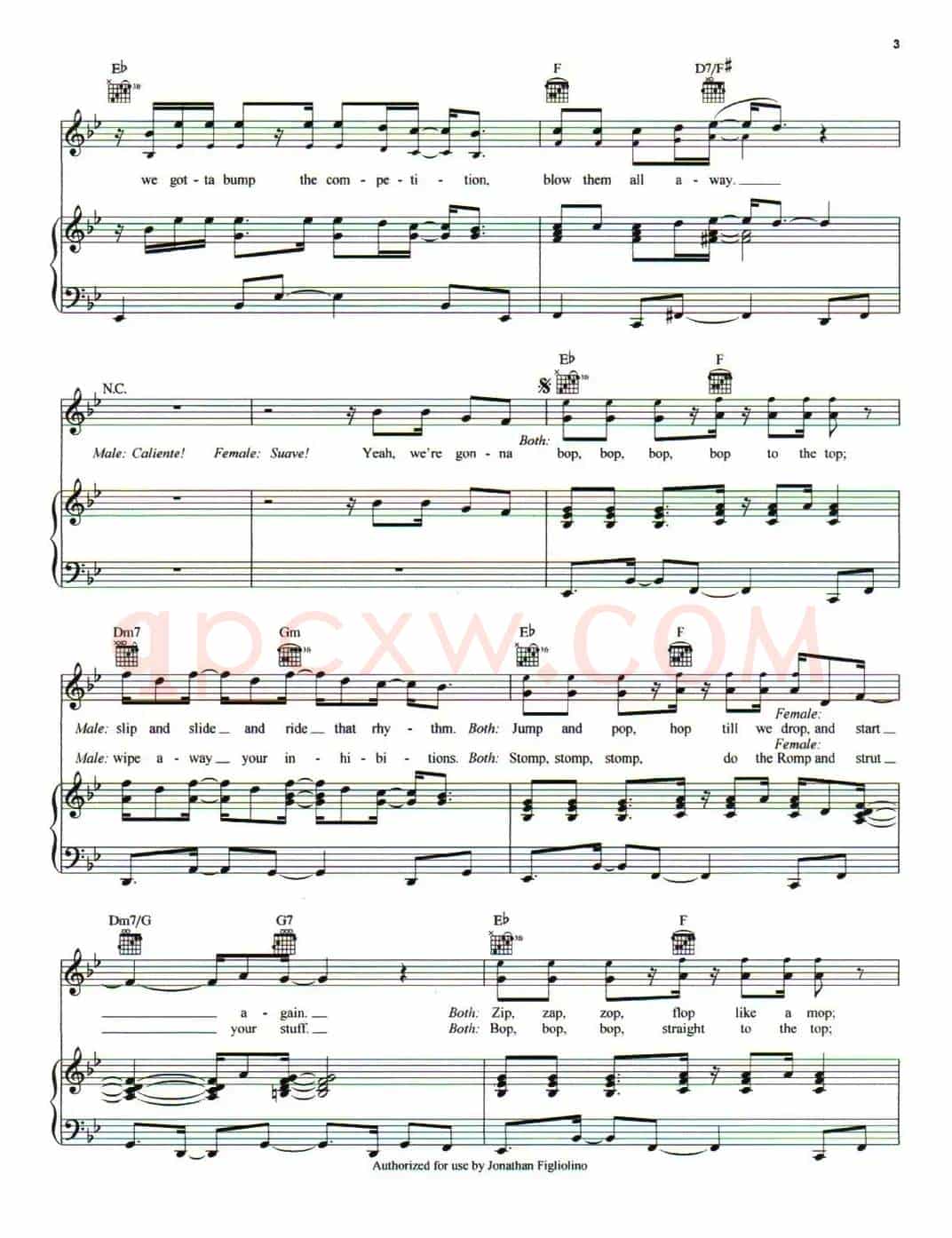 [美]BOP TO THE TOP（舞上巅峰）（正谱）