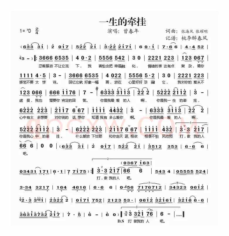 一生的牵挂