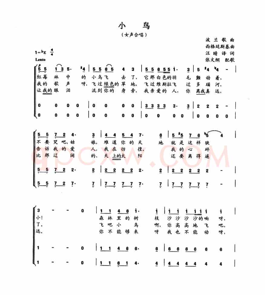 [波兰] 小鸟（女声合唱）