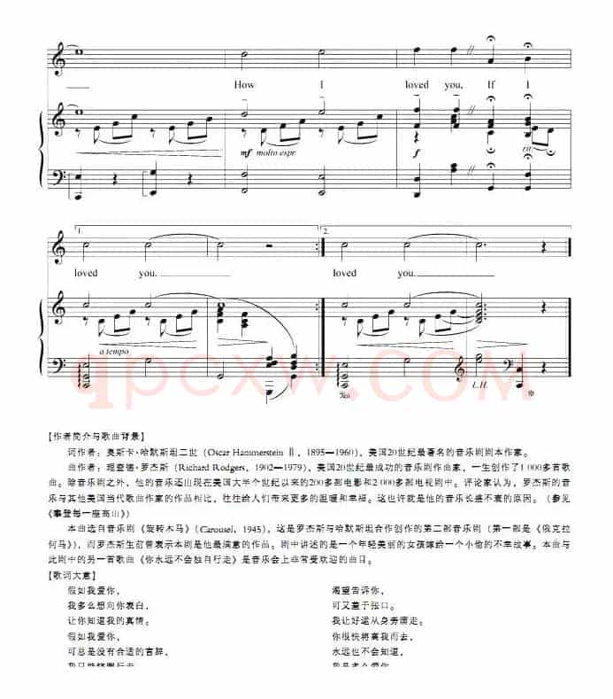 [美] 假如我爱你（正谱）