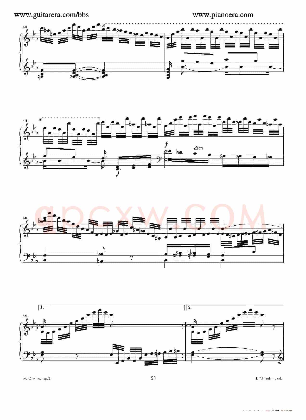 Grande Piano Sonata in c Minor Op.2（c小调华丽钢琴奏鸣曲·第三乐章）