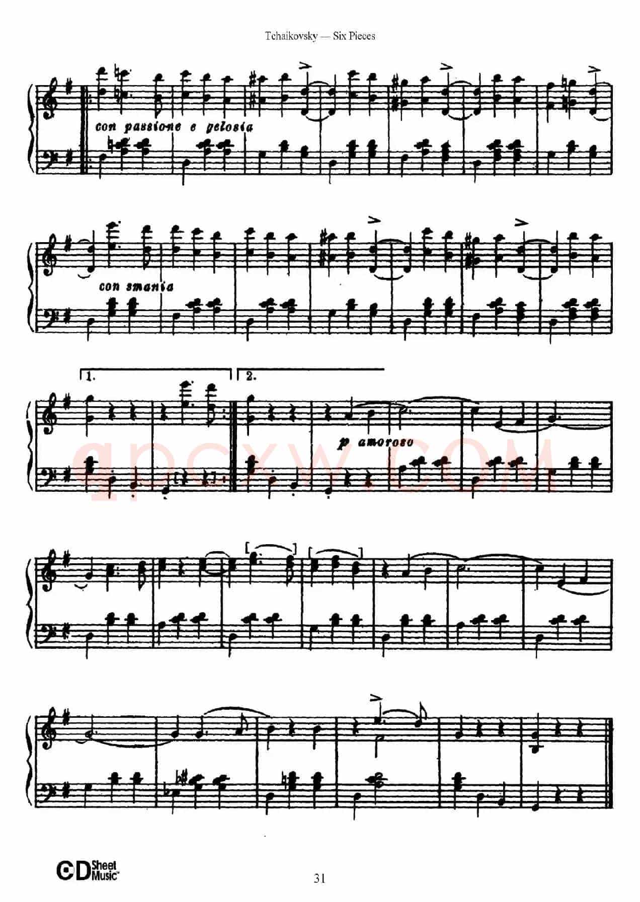 Six Pieces Op.51(6首小品·4a)