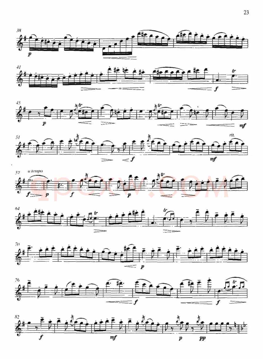 第二单元 中高级练习：连奏与清晰吹奏练习（乐曲部分：回旋随想曲）