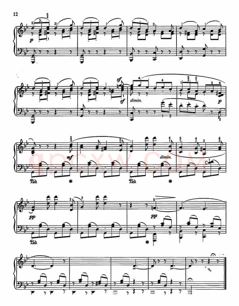 不可不弹的世界钢琴名曲：威尼斯船歌