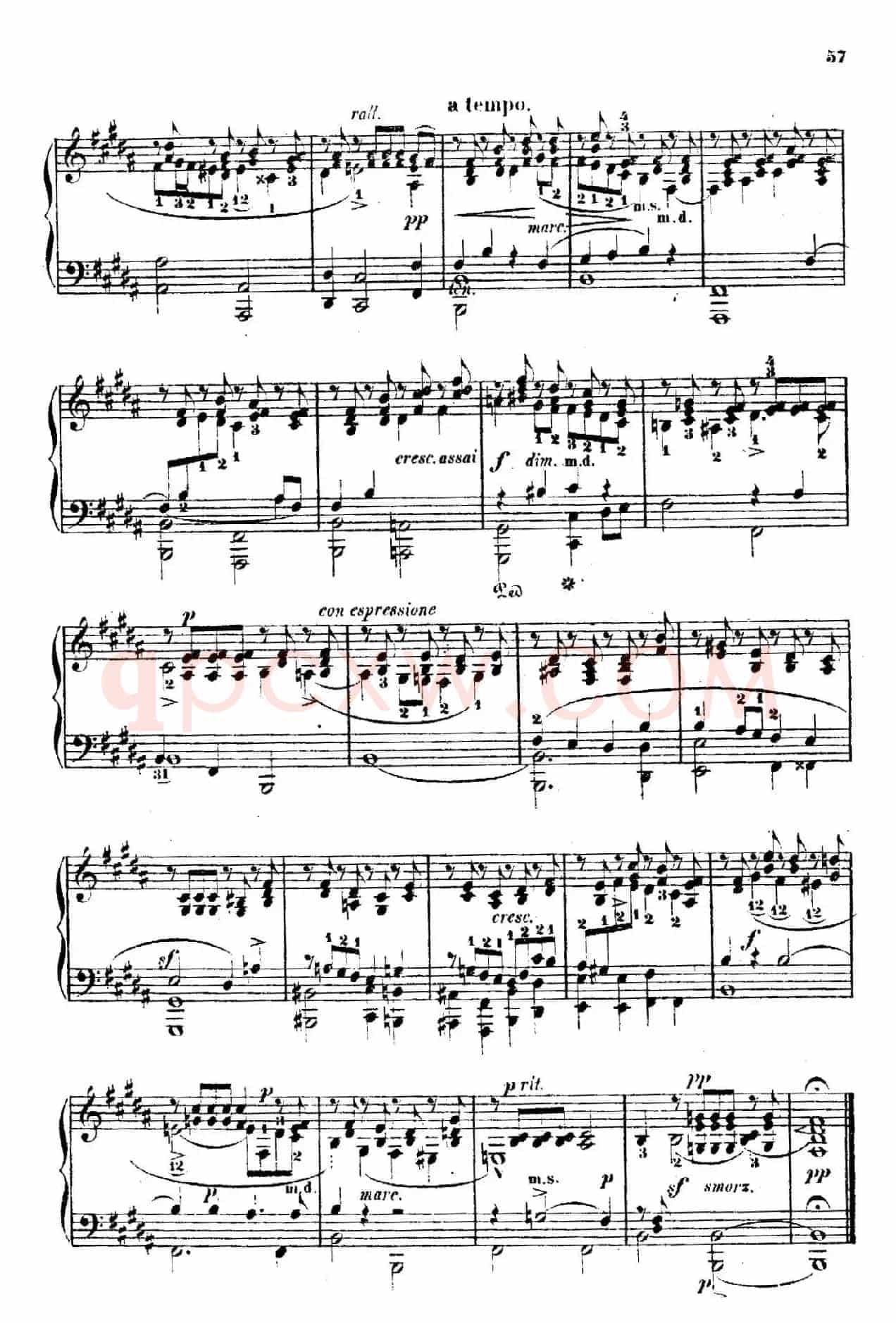 Douze Etudes de Salon Op.5(12首沙龙练习曲·11)