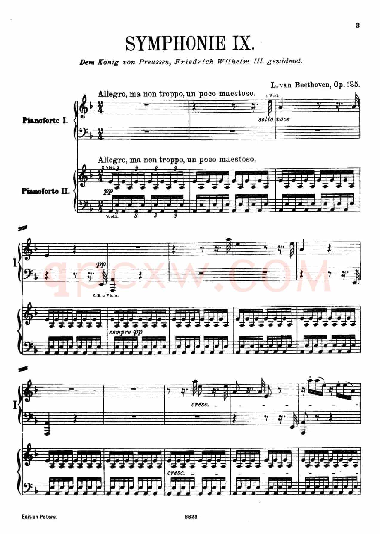 d小调第九交响曲 Op.125(双钢琴P3——12)
