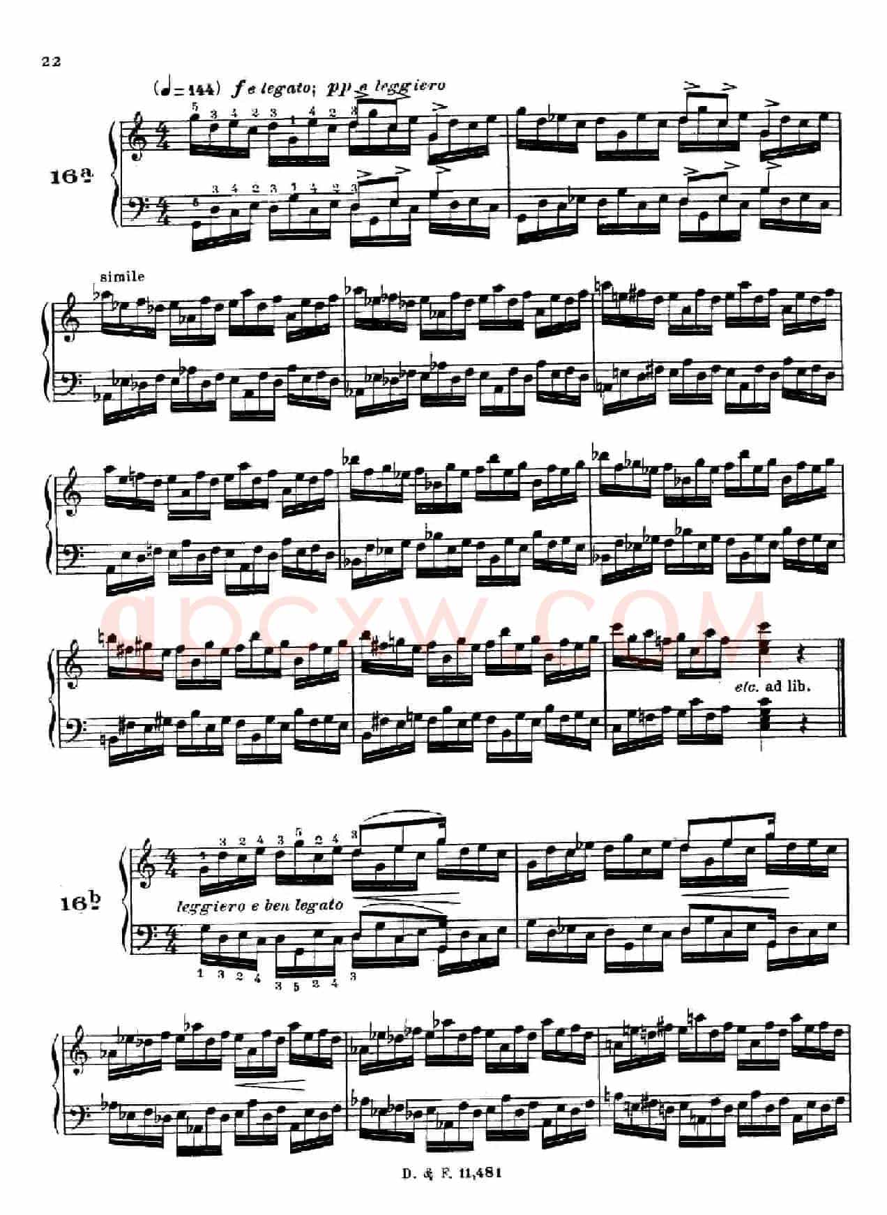 51 Exercises, WoO 6(51首钢琴练习 13—18)