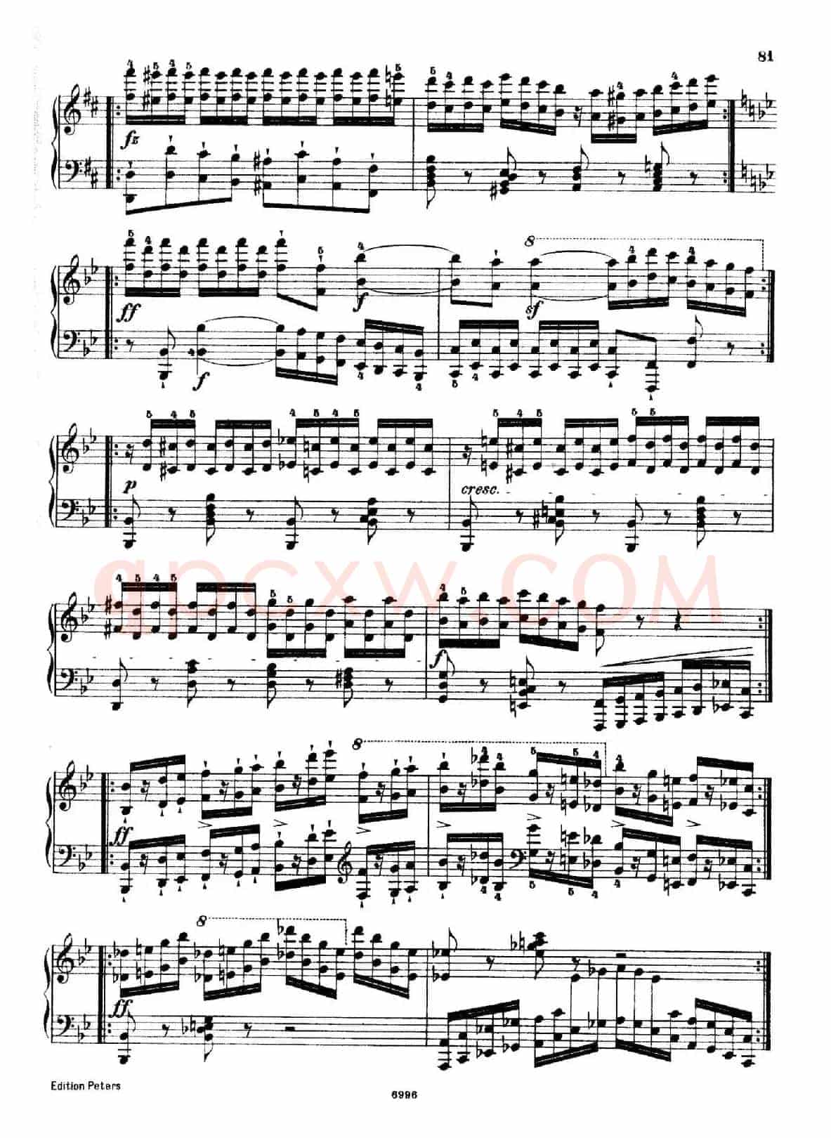 School of the Virtuoso Op.365（60首钢琴高级练习曲·34）