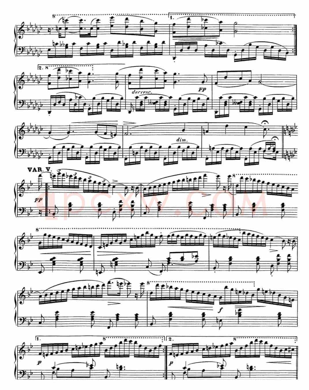 舒伯特降B大调即兴曲D.935，Op.142（NO.3）