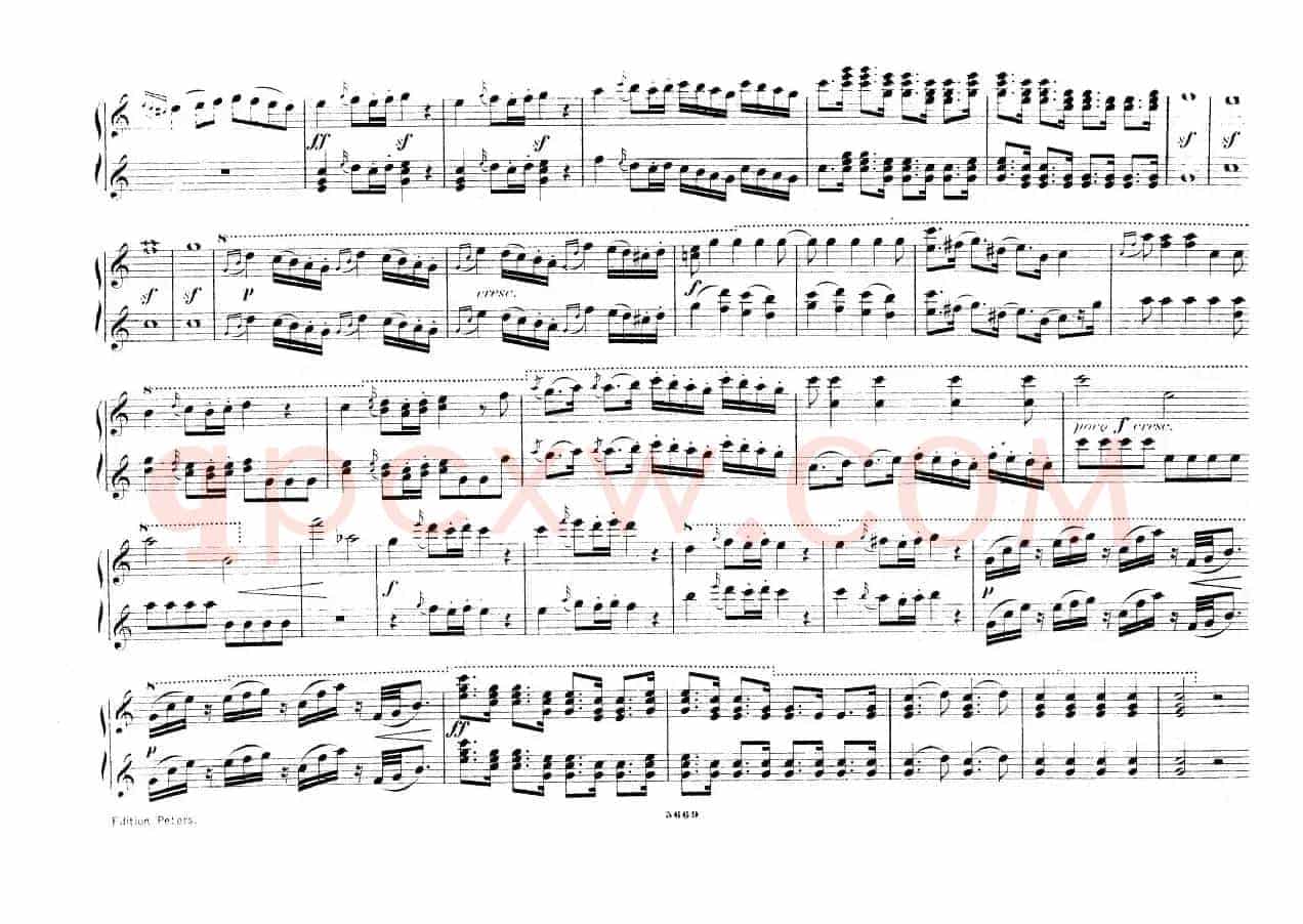 Overture（选自歌剧《奥菲欧与犹丽狄茜》）（四手联弹）