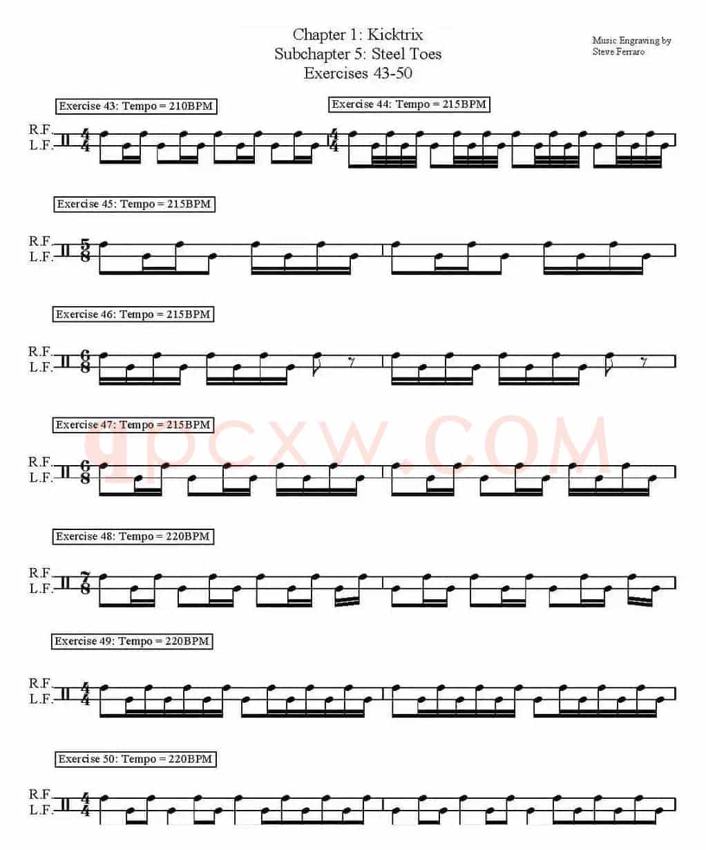 Thomas Lang - Creative Coordination（架子鼓双踩教程 P1—25）