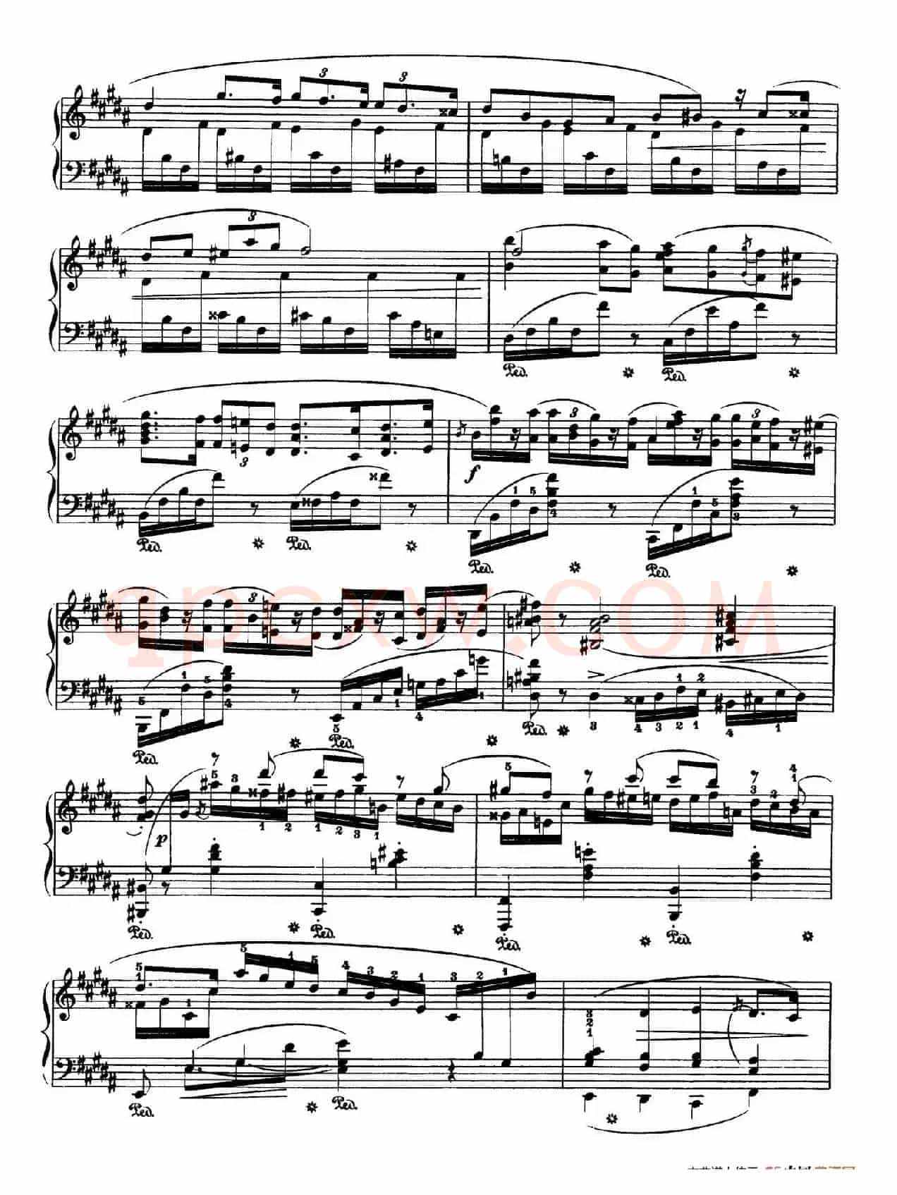 Piano Sonata No.3 in b Minor Op.58(b小调第三钢琴奏鸣曲·第一乐章)