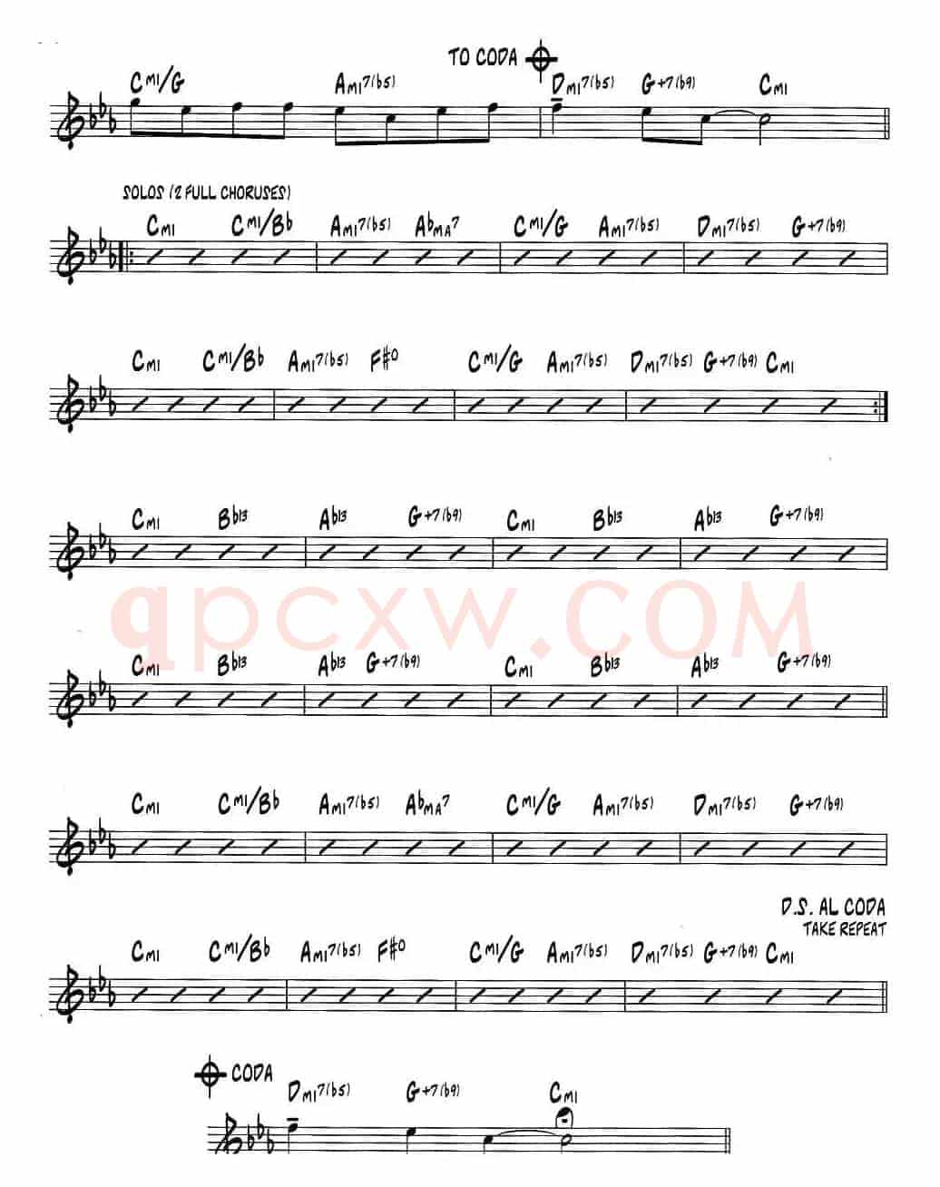 ALFIE'S THEME（jazz系列萨克斯谱）