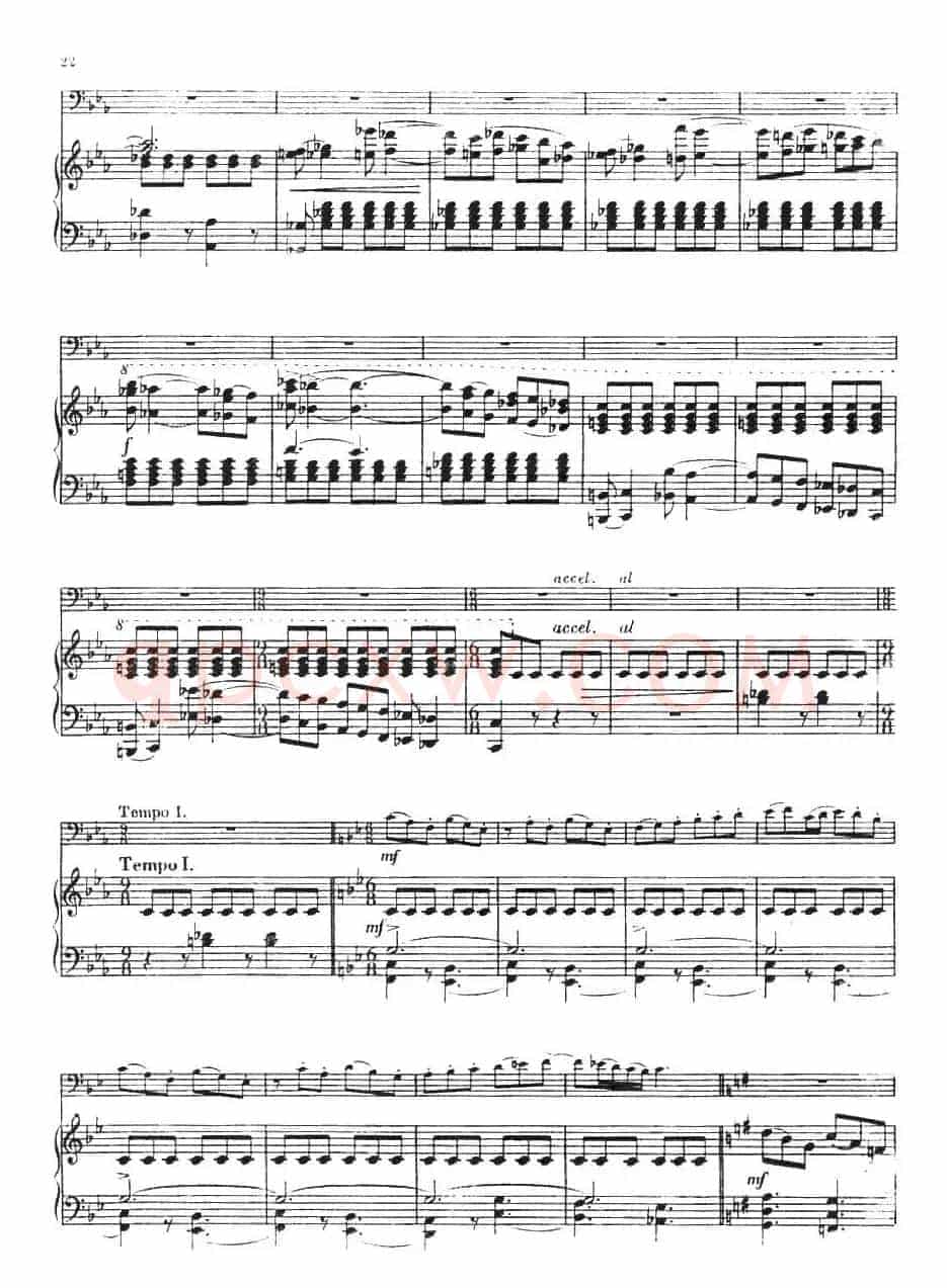 CONCERTINO（Ⅲ）（钢琴伴奏巴松协奏曲）