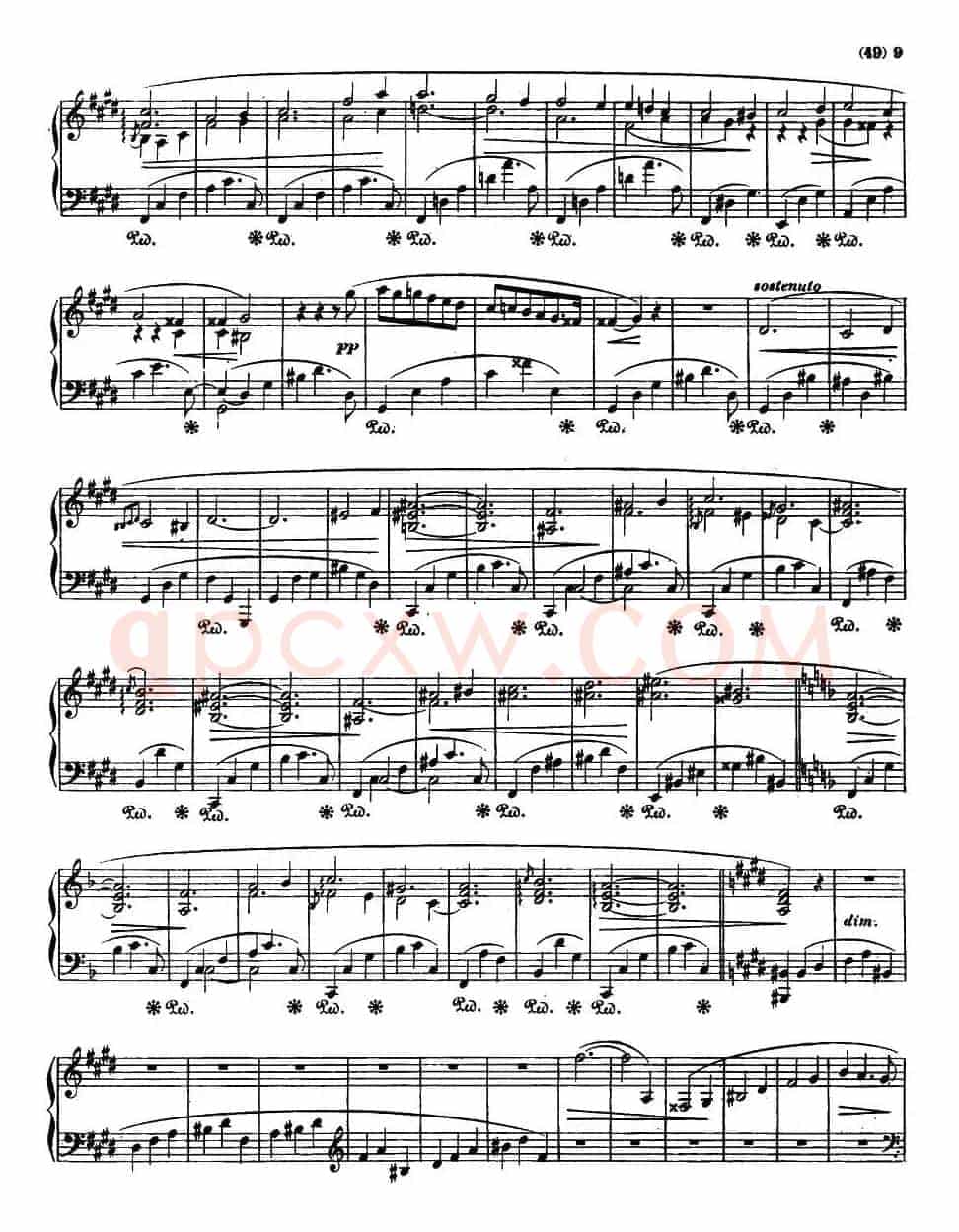 E大调钢琴谐谑曲Op.54(第四号)