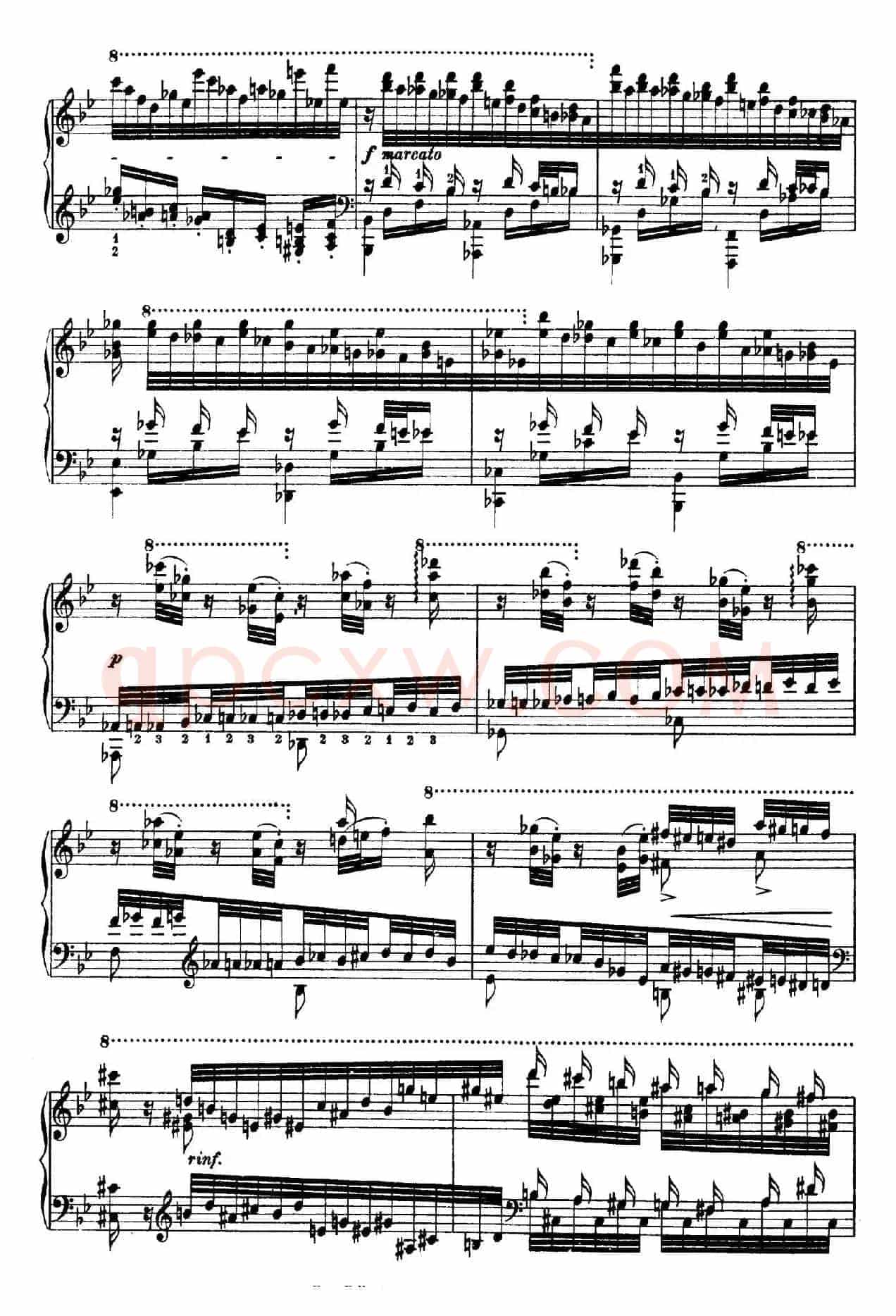 12 Etudes d'execution Transcendante S.139(12首超技练习曲·5)