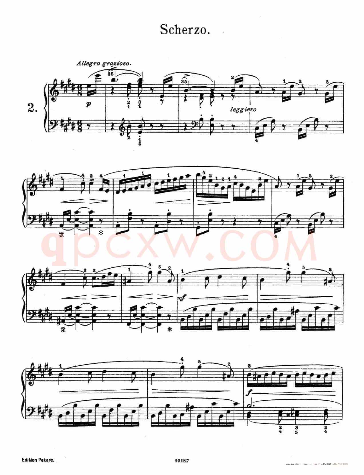 Akvareller Op.19(水彩画·2. 谐谑曲)