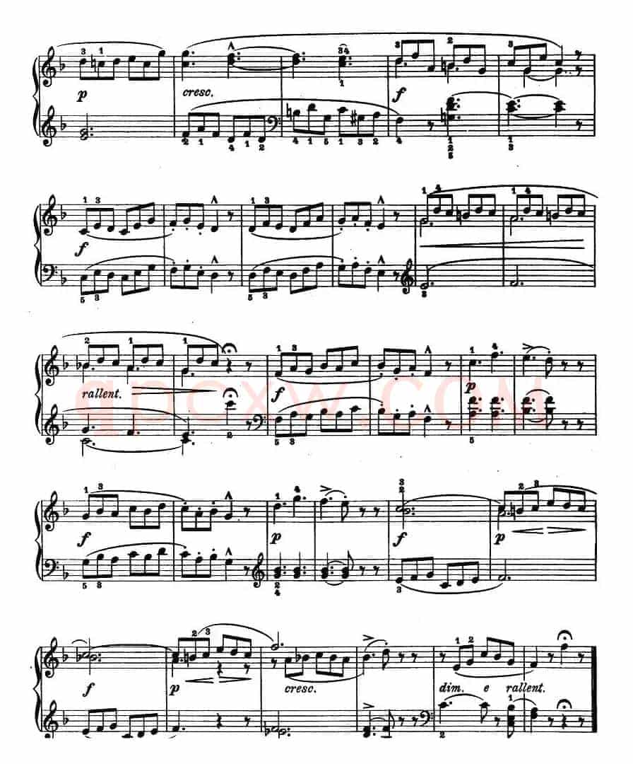儿童钢琴进阶练习曲50首之19