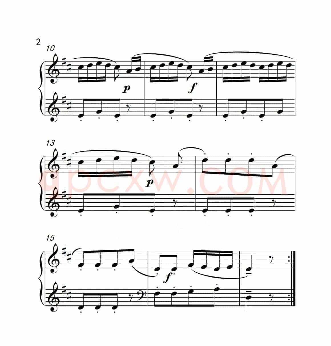 第一级 舞蹈大师（中国音乐学院钢琴考级作品1~6级）
